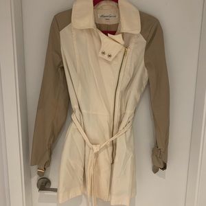 Kenneth Cole Two-tone trench coat